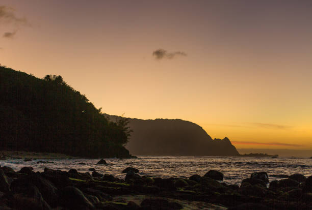 istock Surf town,Hanalei bay at sunset, Kauai, Hawaii 927303252