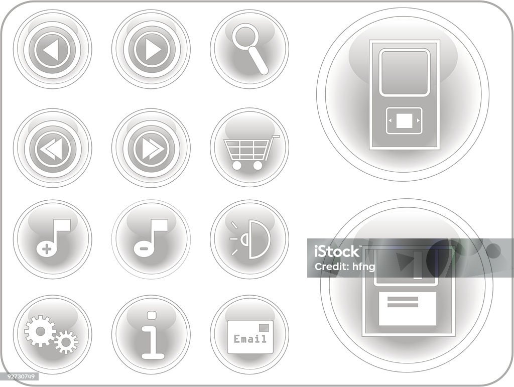 Vector Buttons Stock Illustration - Download Image Now - Back, Bright ...