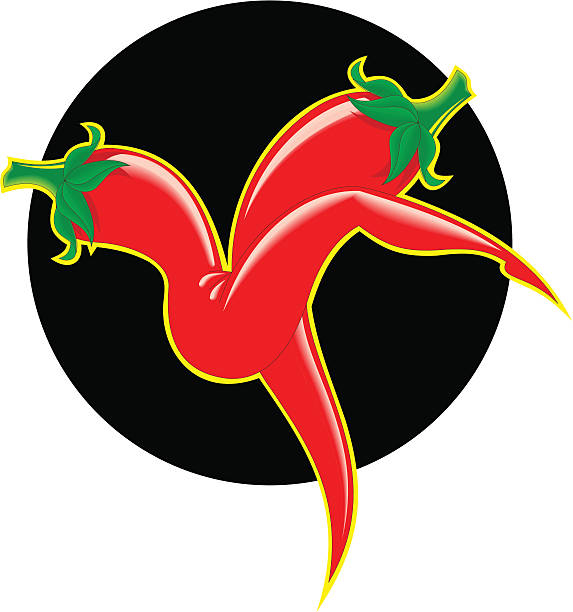 chilli vector art illustration