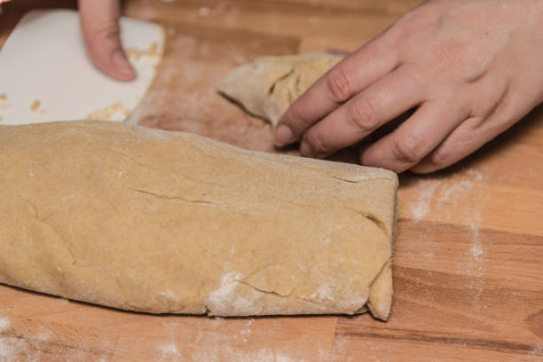 istock Oat biscuits. Photo of the dough. 927323526