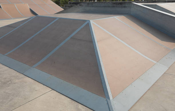 istock closeup of ramp at skatepark 927326498