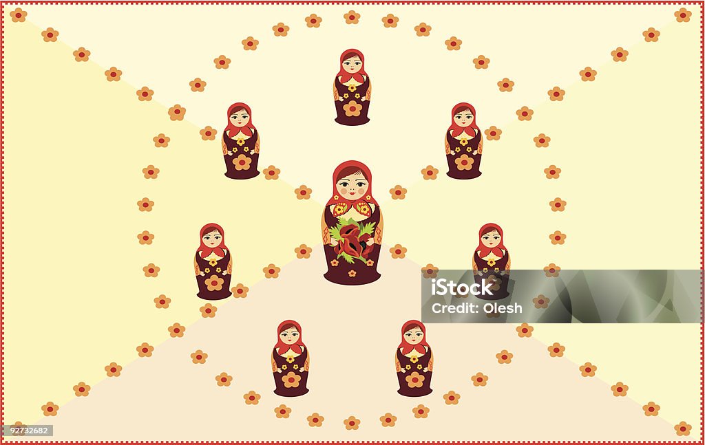 Fond de Russie - clipart vectoriel de Adulte libre de droits