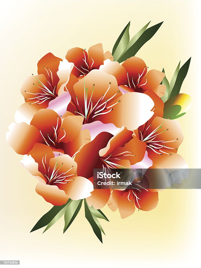 illustration de fleurs - clipart vectoriel de Abstrait libre de droits