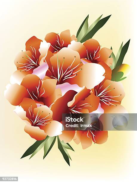 Illustration De Fleurs Vecteurs libres de droits et plus d'images vectorielles de Abstrait - Abstrait, Arbre en fleurs, Beauté de la nature