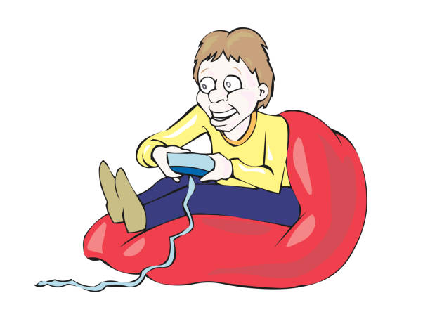 Video Game Boy Stock Illustration - Download Image Now - Bean Bag, Boys, Cartoon - iStock Video Game Boy Stock Illustration - Download Image Now - Bean Bag, Boys, Cartoon - iStock