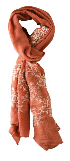 istock scarf summer. multicolored scarf. Scarf top view 927331608