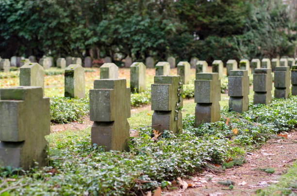 istock Tombstones in an old cemetery 927335792