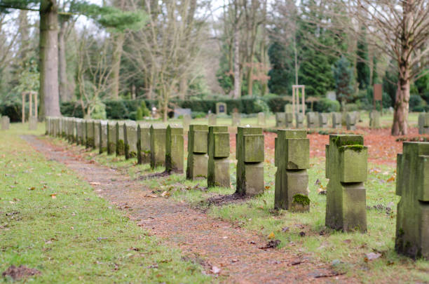 istock Tombstones in an old cemetery 927335808