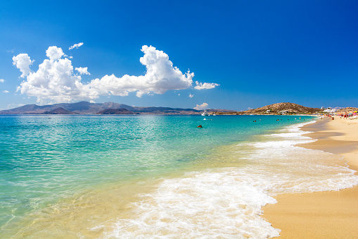 Beautiful coastline on greek island Naxos