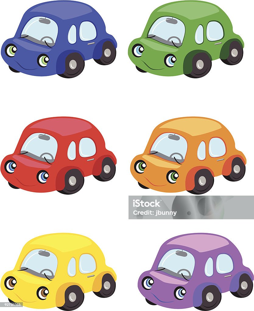 Set of cars  Abstract stock vector