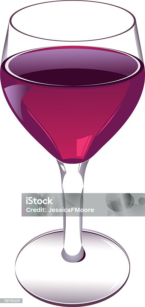 ワイン-ベクトル - ワイングラスのロイヤリティフリーベクトルアート