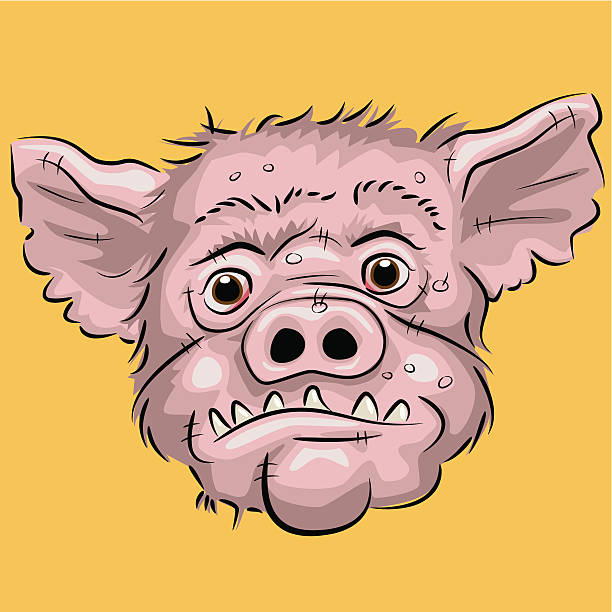 Piggy vector vector art illustration