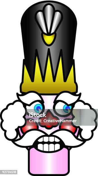 Nutcracker Head Stock Illustration - Download Image Now - Armed Forces, Celebration, Christmas