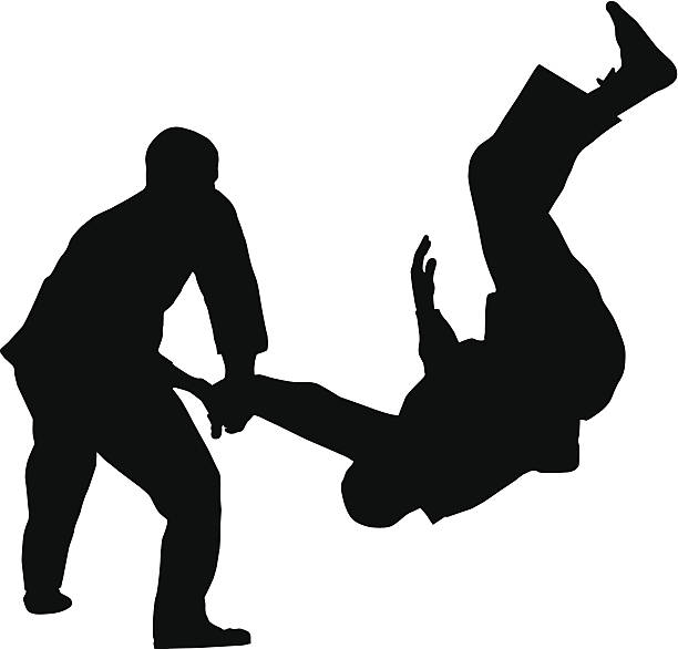 ilustraciones, imágenes clip art, dibujos animados e iconos de stock de cubrecamas en un piso - judo