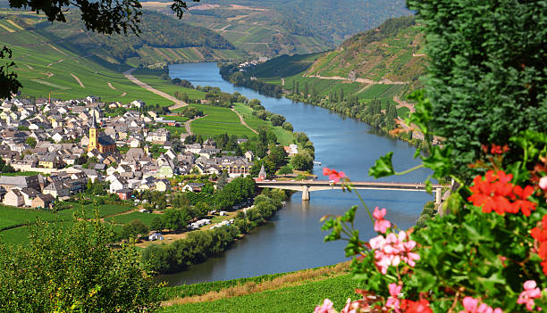 Mosel valley and mosel river.Camera EOS 5D - processed from RAW - Adobe RGB - unsharpend.