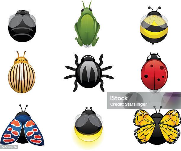 Insect Icons Stock Illustration - Download Image Now - Animal, Animal Body Part, Animal Wing