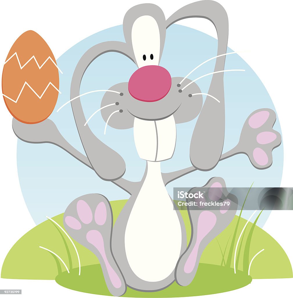 easter bunny - Lizenzfrei Farbbild Vektorgrafik