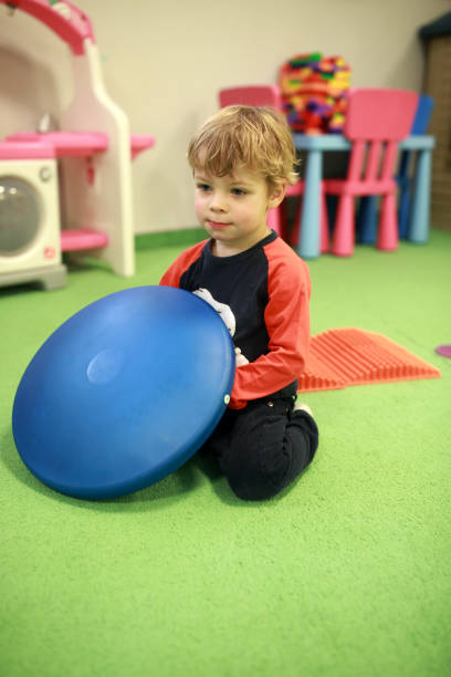 istock Boy at indoor playground 927352286