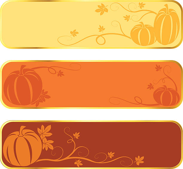 Pumpkin Vine Leaves Background Illustrations, Royalty-Free Vector ...