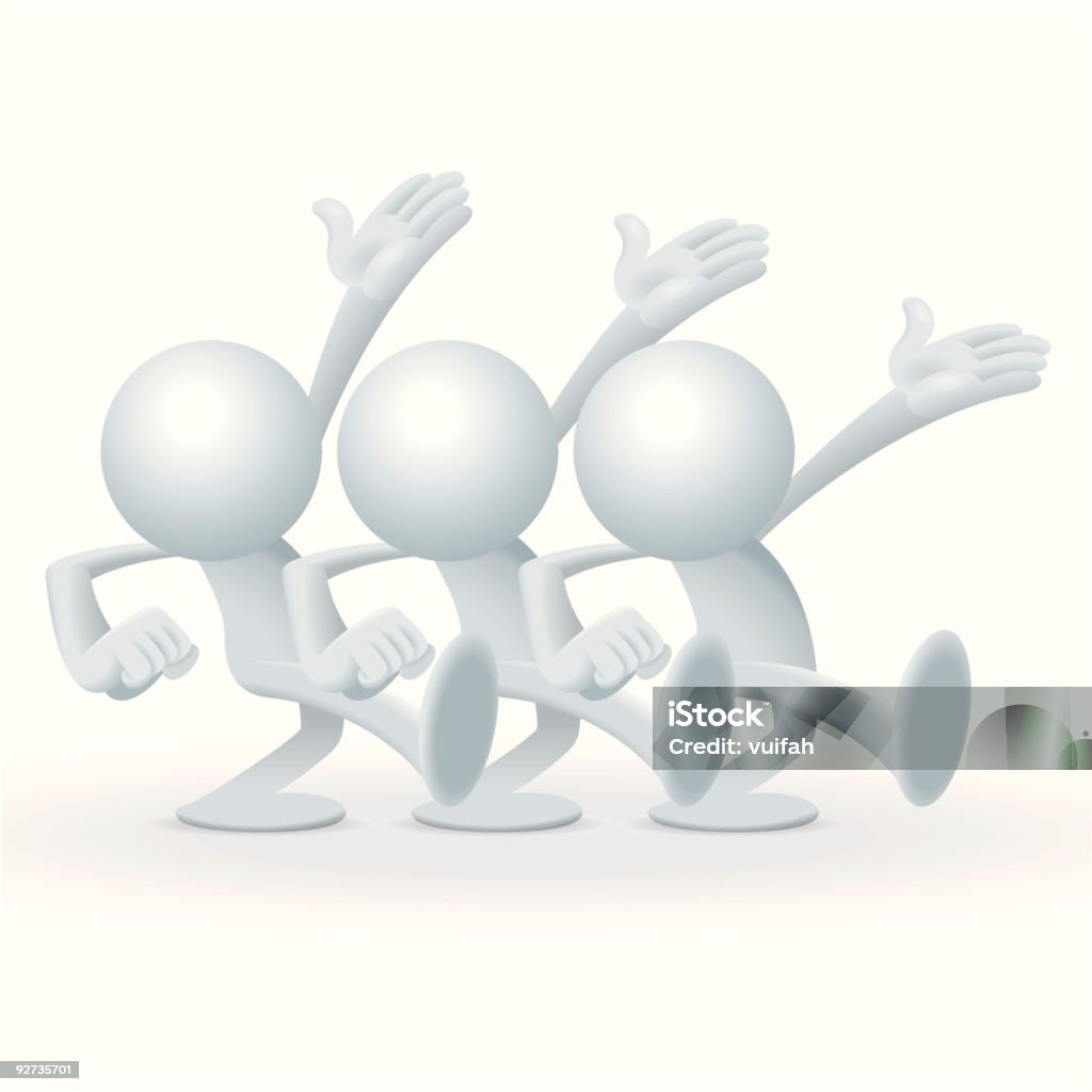 Happy Simman Sim Man Together Welcome You Stock Illustration - Download Image Now ...