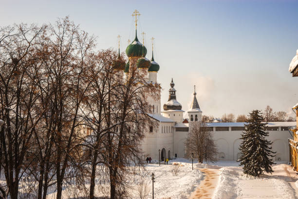 istock Rostov Kremlin in  snow in winter, Russia 927358358
