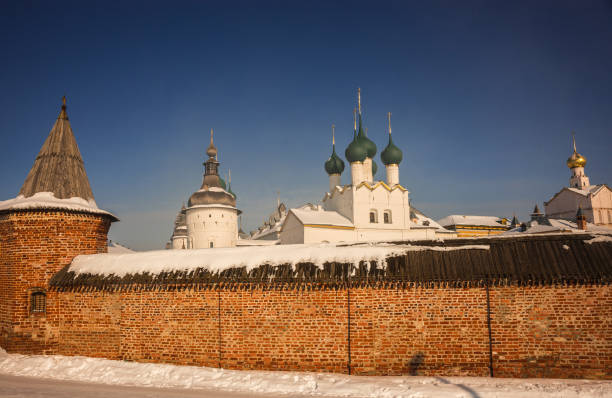 istock Rostov Kremlin in  snow in winter, Russia 927361732