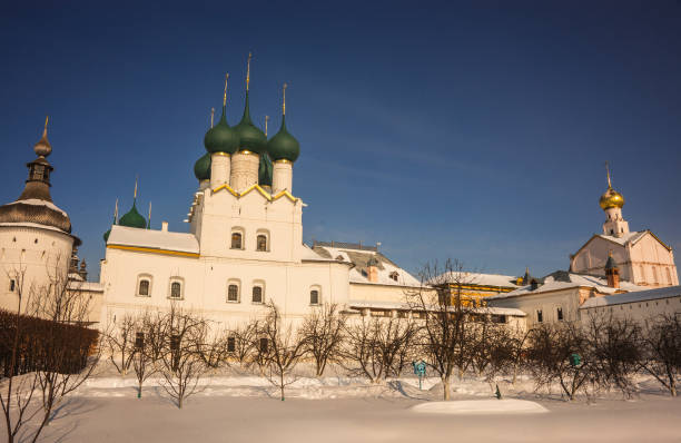 istock Rostov Kremlin in  snow in winter, Russia 927362716