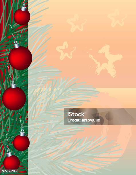 Christmas Background Stock Illustration - Download Image Now - Abstract, Border - Frame, Branch - Plant Part