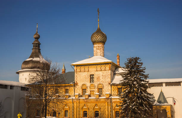 istock Rostov Kremlin in  snow in winter, Russia 927363294