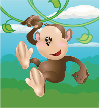 Monkey Cartoon Hanging on A Tree Branch With Thumb UP Clipart Images Monkey Cartoon Hanging on A Tree Branch With Thumb UP Clipart Images