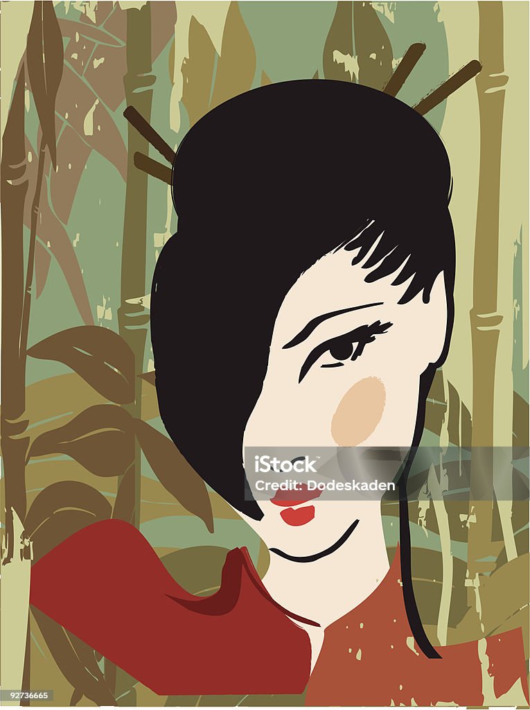 plakband tumor bevind zich Madame Butterfly Popart Stock Illustration - Download Image Now - Adult,  Adults Only, Attitude - iStock
