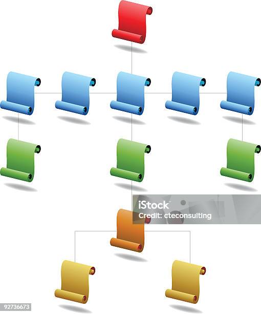 Gráfico De Documento - Arte vetorial de stock e mais imagens de Infográfico - Infográfico, Rolo de Papel, Símbolo de ícone