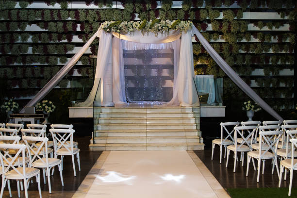 istock Jewish Hupa , wedding putdoor . 927367102