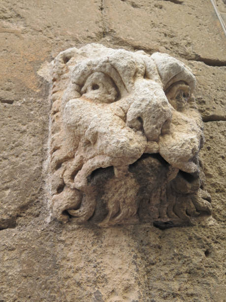 istock Chimera carving on Cathedral wall in Almeria 927371838