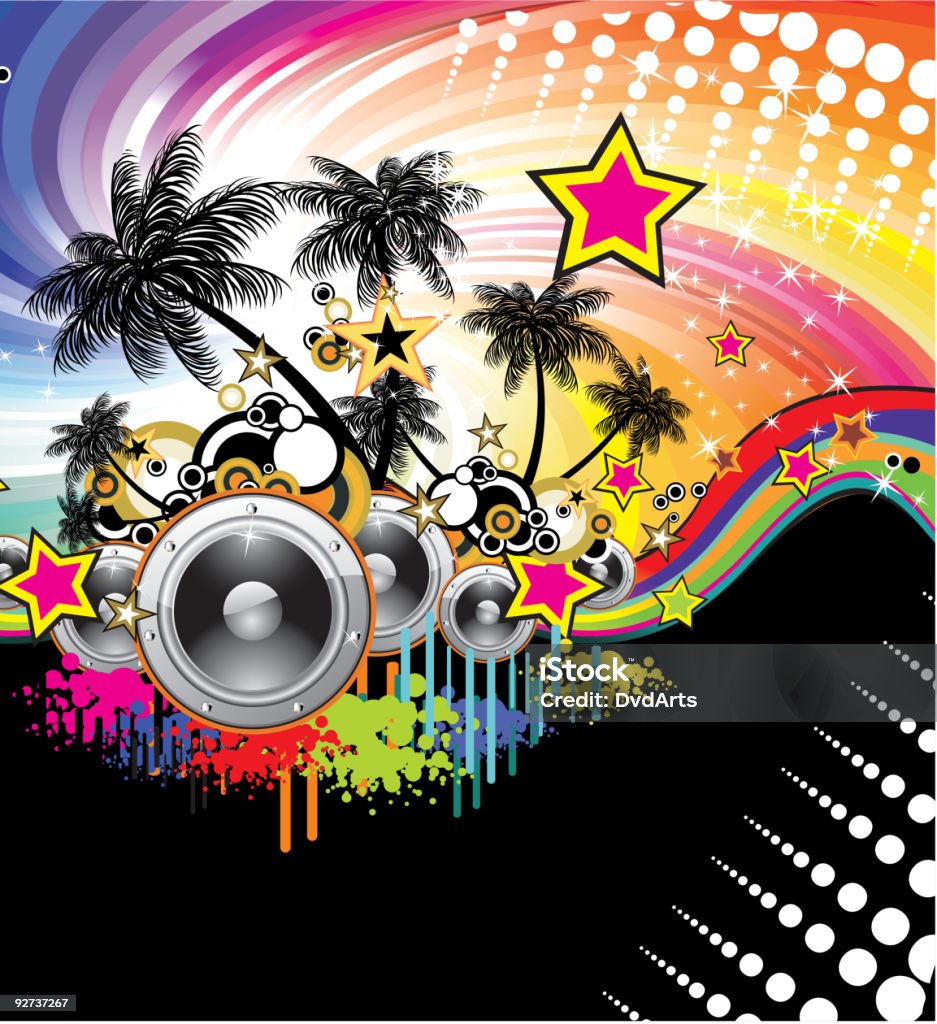 Tờ Rơi Âm Nhạc Khiêu Vũ Nhiệt Đới Hình minh họa Sẵn có - Tải xuống ...