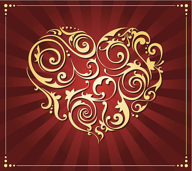 illustrations, cliparts, dessins animés et icônes de décoration de la saint-valentin - heart shape valentines day love backgrounds