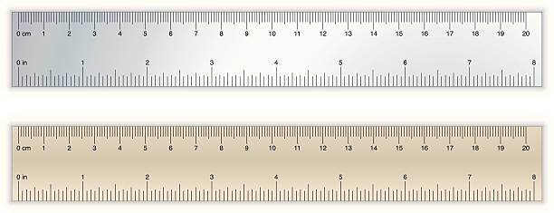 linia - ruler stock illustrations