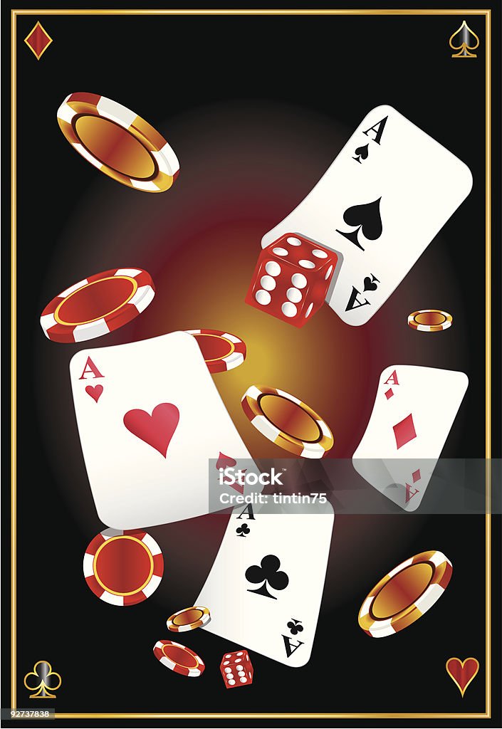 Las Vegas - clipart vectoriel de Casino libre de droits