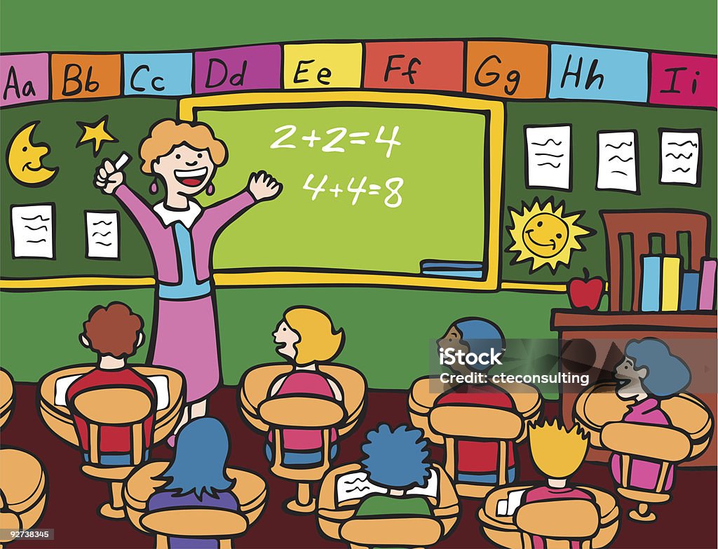 Matematyki Nauczyciel - Grafika wektorowa royalty-free (Alfabet)