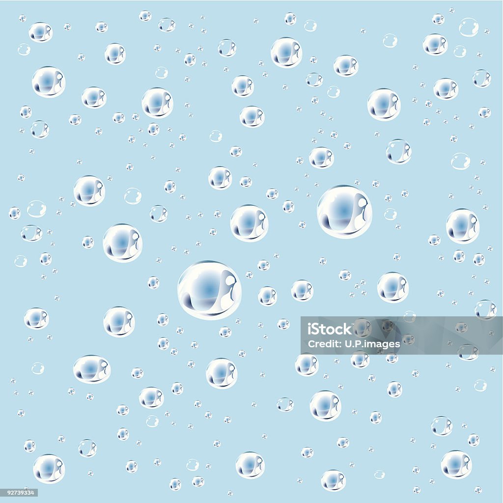 Bulles d'eau (illustration - clipart vectoriel de Abstrait libre de droits