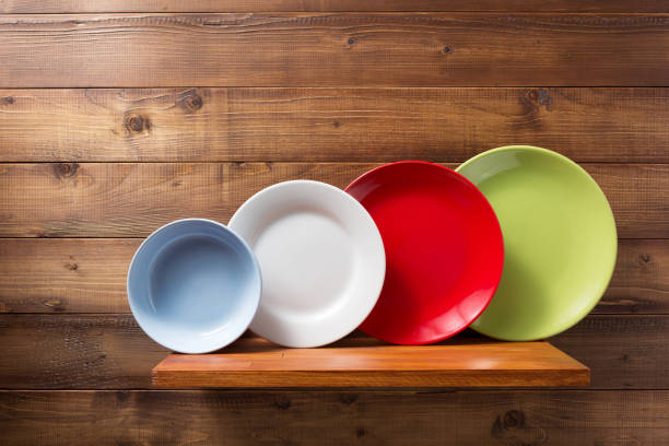 istock kitchenware and crockery at wood 927394072