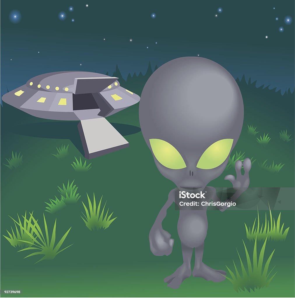 alien  Adult stock vector