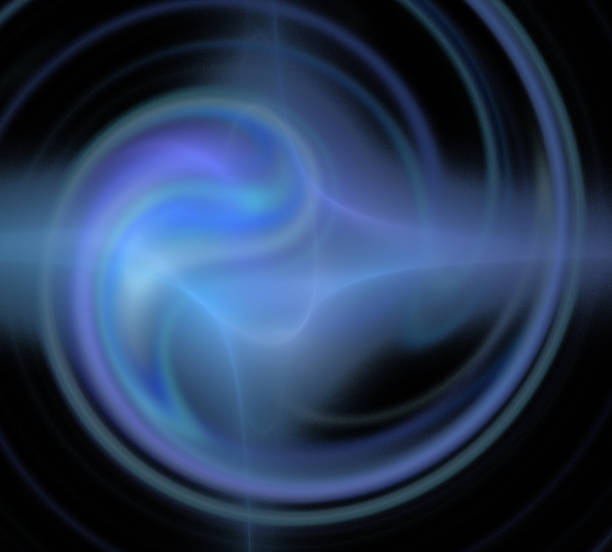 istock image of one Digital Fractal on Black Color 927398880