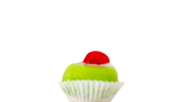 istock Sicilian Cassata Petit Four on White Background (Close-Up) 927399502