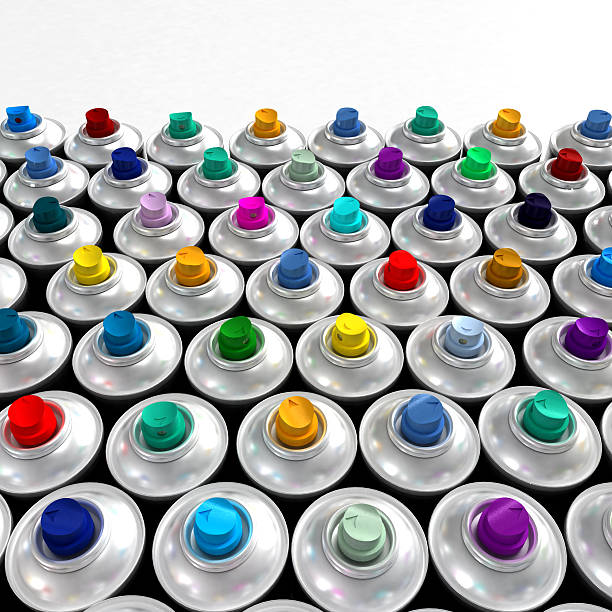 istock colorful nozzles from aerosol cans 92740223