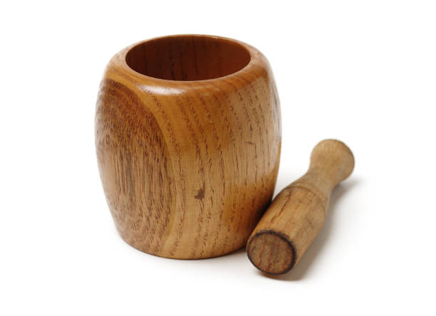 istock Wooden kitchen supplies on white background 927405284