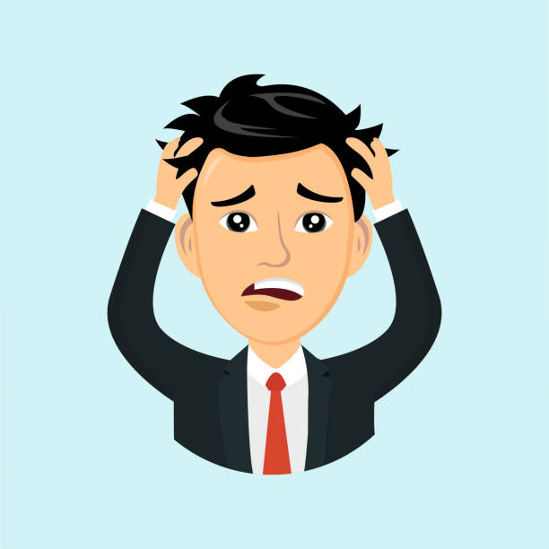 Ilustración de Hombre De Icono Vector Ilustración Plana Con Un Dolor De Cabeza Fatiga De La Compasión La Enfermedad De La Cabeza Joven Hombre Con La Cabeza Migraña Problemas De Salud Y Ilustración de Hombre De Icono Vector Ilustración Plana Con Un Dolor De Cabeza Fatiga De La Compasión La Enfermedad De La Cabeza Joven Hombre Con La Cabeza Migraña Problemas De Salud Y