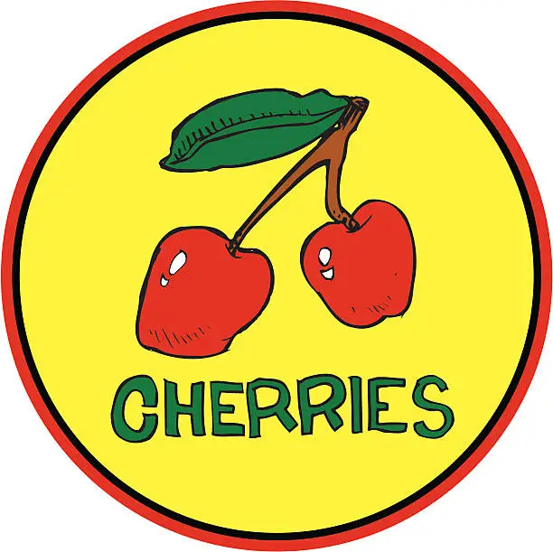 Vector illustration of Cherries (vector illustration)