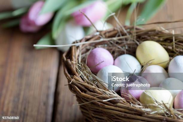 Happy Easter Stock Photo - Download Image Now - Brunch, Germany, Horizontal