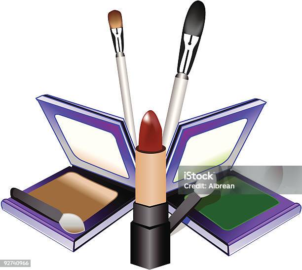 Vecteur Maquillage Mix Vecteurs libres de droits et plus d'images vectorielles de Couleur verte - Couleur verte, Fard à paupières, Illustration